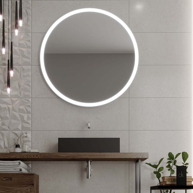 Okrúhle zrkadlo s LED osvetlením C1 premium