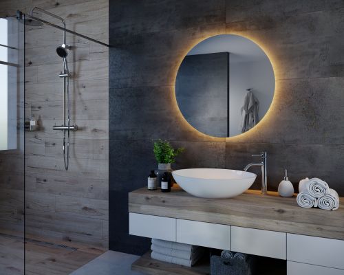 Chytré zrkadlo do kúpeľne s teplým nasvetlením C3