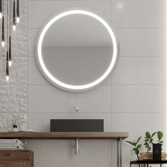 Okrúhle zrkadlo s LED osvetlením C4 premium